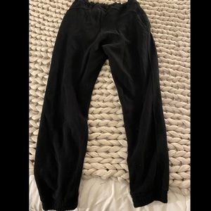 Black joggers from A&F medium.